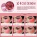 Flower Blush 3D Effect Natural Rose | Highlighter 3.5g Naturally Pigmented For Light Nude Makeup Travel Wedding Evening - Buy Online on GoSupps.com