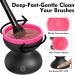 Portable Electric Makeup Brush Cleaner Machine - Automatic Spinner Tool for All Size Brushes - Cleans and Dries Brushes Quickly - Ideal Gift for Women, Girlfriend, Wife, Mom, Daughter (Black) - Buy Online on GoSupps.com