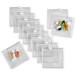 Zippered Pill Pouch Bags - 12 Pcs Slide Lock Clear Plastic Mini Bags BPA-Free for Pills Vitamins Supplements Medications Jewelry Crafts Small Objects - Self-Sealing Reusable Travel-Friendly 12 Count (Pack of 1)