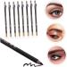 WOONEKY 16 Pcs Makeup Eyebrow Wooden Eyeliner Pencil Long Lasting Eyebrow Pencils Black - Buy Online on GoSupps.com