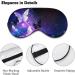 Shining Purple Butterfly Sleep Mask | Soft Light-Blocking Blindfold for Women | Adjustable Eye Cover & Eyeshade - Color-4 - Buy Online on GoSupps.com