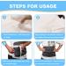 4-Hour Reusable Castor Oil Pack for Belly Neck & Chest Relief | Comfortable Massage Belt - Dark Gray - Buy Online on GoSupps.com