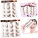 SOESFOUFU 5 Sheets Eyebrow Stickers Grooming Shaping Eyebrow Eyebrows Makeup Sticker Eyebrow Waterproof - Buy Online on GoSupps.com