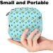 Avocados & Cherries Pattern Women s Bandage Storage Bag | Portable Period Bag for Teens & Women | Menstrual Cup Pocket - Buy Online on GoSupps.com
