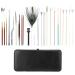 Double Ended Spiral Ear Wax Removal Tool Set - 23 Pieces, Black, Ear Care Supplies - Buy Online on GoSupps.com