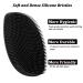 REVEX Exfoliating Silicone Body Scrubber with Handle - Long Bristles for Nourishing Cleanse & Massage on Sensitive Skin (Black) - Buy Online on GoSupps.com