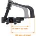 VENZO Bike Toe Clips Cages & Cleats - Compatible with Shimano SPD Pedals | Adjustable Bicycle Toe Clips for Indoor Exercise Bikes - Buy Online on GoSupps.com