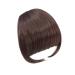 Bangs Bangs Hair Extension Clip in Bangs Synthetic Flat Bang with Temples 6 Inches Front Face Bangs for Women Girls Daily Bangs Hair Clip(M4) 6inches M4