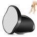 Crystal Hair Eraser, New Upgrade Reusable Crystal Hair Remover Magic Painless Exfoliation Hair Removal Tool, Crystal Hair Eraser for Women and Men (Black)