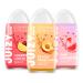Juizy WoW syrup sugar -free |3 x 65ml Mixed - up to 36L natural beverage syrup |Zero calories |Vegan 3 Series Bundle - Pink Grapefruit Cherry Lemon Peach PassionFruit |More Juice - Less Calories Mixed 3 x 65 ml