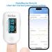 Buy White Pulsoximeter with Bluetooth App - Oxygen Saturation & Heart Rate Monitor with Data Storage - Buy Online on GoSupps.com