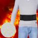 Tourmaline Magnetic Field Therapy Belt for Lordosis Support - Adjustable Thermal Clamp for Pain Relief & Sports - Buy Online on GoSupps.com