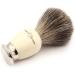 Edwin Jagger Imitation Ivory Pure Badger Shaving Brush - Ideal for Shaving Cream or Soap - Men's Shaving Brush in Ivory - Buy Online on GoSupps.com