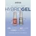 Andreia Professional Hybrid Gel Nail Polish - 2 Steps and No Lamp Required Long Lasting and Easy Removal - Fusion Colour H17 Rose Pink - Buy Online on GoSupps.com
