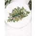 Deniferymakeup Emerald Green Bridal Wedding Comb Gift for Bride Hair Wedding Crystal Comb Hair Piece Vine Green Bridal Comb Wedding Hair Pieces Bridesmaid Comb Hair Green