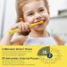 Seago Electric Toothbrush for Kids 3+ Rechargeable Extra Soft Bristles 5 Cleaning Modes - Bright Yellow - Buy Online on GoSupps.com