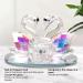 Nail Art Dappen Dish Shape Crystal Cup Glass Acrylic Cup Acrylic Glassware Tools with Lid for Home Nail Salon - Buy Online on GoSupps.com