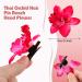 Canlierr 20 Pcs Women Girls Bohemian Orchid Flower Hair Clips - Multicolor Big Double Orchid Flower Alligator Clips - Modern Stylish Hair Accessories (Pack of 20) - Buy Online on GoSupps.com