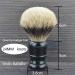 AnSafe Handmade Badger Hair Shaving Brush - Portable Resin Handle Wet Shaving Brush for Perfect Beard Foam | International Shipping - Buy Online on GoSupps.com