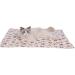 Soft Fleece Pet Blanket Cover Mat for Small Animals - Beige (16*24) - Spring Fever - Buy Online on GoSupps.com