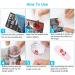AHIER 10Pcs Nail Stamp Plates Set with Stamper and Scraper - Nail Art Stencils Kit - Buy Online on GoSupps.com