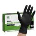 100 Count Black Nitrile Disposable Gloves 6 Mil. Chemical Resistance, Latex & Powder Free, Textured Fingertips Gloves 100 Medium (Pack of 100)