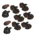 TOPBATHY 10pcs Artificial Agarics Plants Lifelike Agarics Artificial Fruit Realistic Simulation Agaric Faux Agarics Lifelike Cucumber Artificial Vegetable False Agarics Toy Dishes Pvc Food