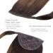 WENNALIFE Ponytail Extension Human Hair 18 Inch 80g Balayage Dark Brown Mixed Chestnut Brown In Ponytail Hair Extensions Wrap Around Real Hair Ponytail Extension Hair Pony Tails Extensions Hairpieces 18 Inch-80g #2/6/2 Dark Brown Mixed Chestnut Brown - Buy Online on GoSupps.com