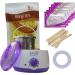 Vaxy Waxing Kit Wax Warmer Electric Wax Pot Heater with Accessories A Complete at-Home Hair Removal Wax Kit Painless Hard Wax for full Body face Bikini Area Eyebrows Lemon - Buy Online on GoSupps.com
