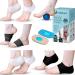 Plantar Fasciitis Relief Silicone Gel Heel Protectors Heel Cups for Heel Pain & Heel Spur Relief Cushioned Arch Support Sleeves Spiky Plantar Fasciitis Ball for Massage (11 Pieces/Pack) Large (for size 8-12)
