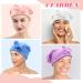Scettar 4-Piece Hair Turban Towel Set | Microfiber Quick-Dry & Super Absorbent - Ideal for All Hair Types - Buy Online on GoSupps.com
