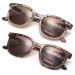 LianSan Womens Invisible Bifocal Reading Sunglasses Retro UV Protection Sun Readers With Spring Hinge Outdoors Fashion Pink Tortoise&tortoise 200.0 x