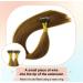 KOCONI 20 Nano Ring Hair Extensions - Real Human Hair, Remy Nano Beads, 50g - #6 Chestnut Brown - Buy Online on GoSupps.com