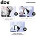 DDOXX Reflecting Airmesh Step-in Dog Harness - Adjustable XL for All Sizes | Black (Neck 42-58 cm Breast 52-76 cm) - Perfect for Puppies and Small Dogs - Buy Online on GoSupps.com