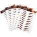 NOLITOY 15 Sheets Eyebrow Stickers Eyebrows Makeup Sticker Makeup Eyebrow Simulation Eyebrow Fake Eyebrows 1 count (Pack of 1) Brownx3pcs - Buy Online on GoSupps.com