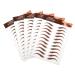 Beavorty 5 Sheets Brown Sticker Makeup Stickers Eyebrow Stickers Costume Makeup Supplies