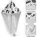 Buy Black Graffiti White Hair Towel 2 Pack - Super Absorbent Quick Dry Hair Turbans for Women & Girls - Buy Online on GoSupps.com