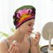 Colorful Ladybird Coral Velvet Hair Drying Cap | Quick-Dry Hair Towel Wrap for Women & Men - Perfect for Travel & Home - Buy Online on GoSupps.com