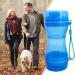 Youpo Dog Travel Water Bottle - Portable Double Seal Water Cup for Hiking Camping & Outdoor Adventures - Refrested Proof - Blue - Buy Online on GoSupps.com