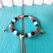 Kuaiyiju Adjustable Woven Bracelet with National Flag & Pearls - Perfect for Peace Supporters - Buy Online on GoSupps.com