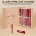 KIMIEYE 12 Colors Matte Liquid Lipstick Kit | Long Lasting & Waterproof Lip Stain Set | Velvet Nude to Red Shades | 1oz | 24H Wear - Buy Online on GoSupps.com