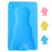 Cubolar Baby Bath Sponges Baby Bath Anti-Slip Cushion Infant Bath Sponges Mat Bath Support for Newborns Toddlers Infant Blue
