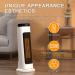 Electric Heater Desk Heater Vertical Household 3 Second Fast Heating for Reading Working Studying Watching TV Overheat Protection - Buy Online on GoSupps.com