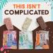 Purition Wholefood Meal Bars Chocolate Flavour 12 Pack | Vegan & Keto Friendly | No Added Sugar | Premium Low Carb High Fat Keto Meal Bars with Only Natural Ingredients - Buy Online on GoSupps.com