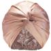 Silk Turban in Pink for Curly & Thick Hair - 22 Momme Double-Lined Mulberry Silk - Hair-Friendly & Lightweight Head Wrap - One Size Fits All - Buy Online on GoSupps.com