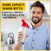 Everlast FIT 600ML Shaker Bottle - Leak Proof - Shaker Bottle with Spiral Whisk Blender Ball BPA/DEHP-Free Easy to Clean Perfect for Mixing Protein shakes. (RED) - Buy Online on GoSupps.com