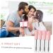 BIUDECO 50 Pcs Mascara Empty Tube Lip Gloss Tubes Bottle Clear Eyelash Mascara Glossy Lip Stain Plastic Pink - Buy Online on GoSupps.com