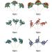 36 Dinosaur Cupcake Toppers - Roar Rex Picks for Kids' Birthday & Baby Shower - Party Cake Decorations - Buy Online on GoSupps.com