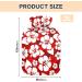 Mnsruu 2L Hot Water Bottle with Soft Cover Hibiscus Design Perfect Gift for Women & Kids Ideal for Christmas - Buy Online on GoSupps.com