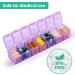 Kononia Monthly & Weekly Pill Organizer Set - Compact Travel Pill Box Cases (4 Pack) - Buy Online on GoSupps.com
